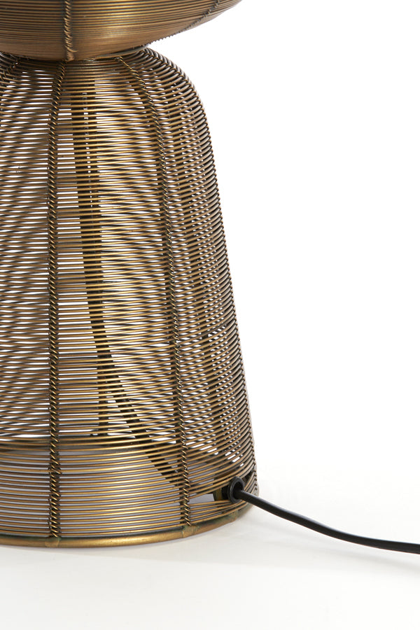Antique Bronze Aboso Table Lamp - 18x42 cm