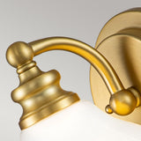 Ainsley Brass Elegance: 1-Light Wall Sconce