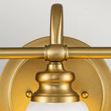 Ainsley Brushed Brass 3-Light Bathroom Wall Fixture