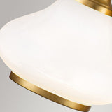 Ainsley Brushed Brass 3-Light Bathroom Wall Fixture