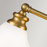 Ainsley Brushed Brass 3-Light Bathroom Wall Fixture