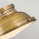 Amelia 2lt Flush Light Heritage Brass