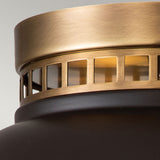 Amelia 2lt Flush Light Buckeye Bronze/Restoration Bronze