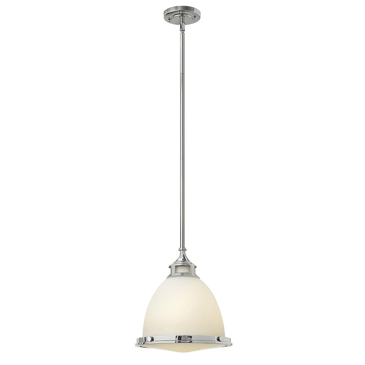 Amelia Frost Medium Chrome Pendant Light