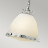 Amelia Frost Medium Chrome Pendant Light