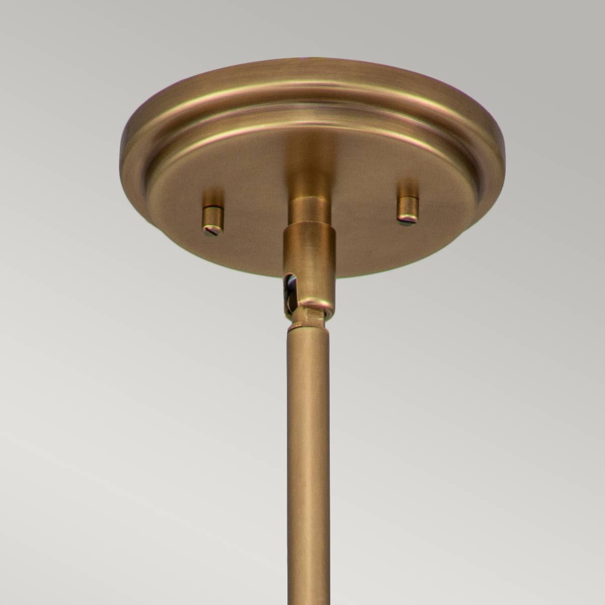 Amelia Heritage Brass Mini Pendant Light