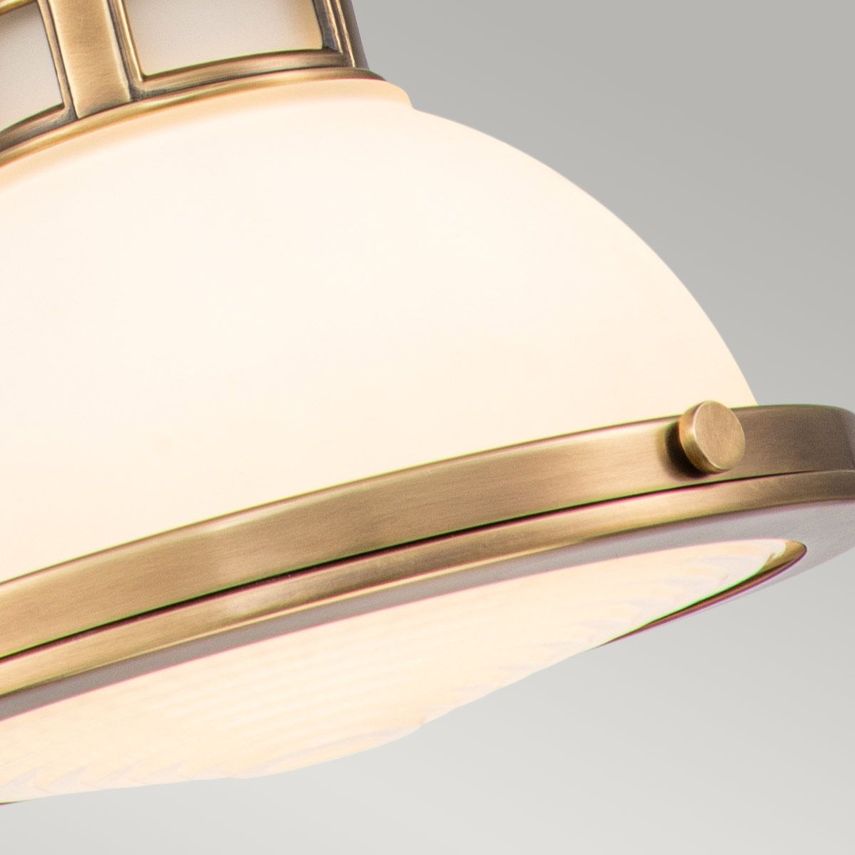 Amelia Heritage Brass Mini Pendant Light