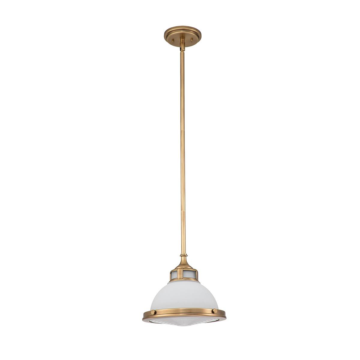 Amelia Heritage Brass Mini Pendant Light