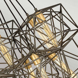 Astrid Geometric Elegance 11-Light Pendant Cluster