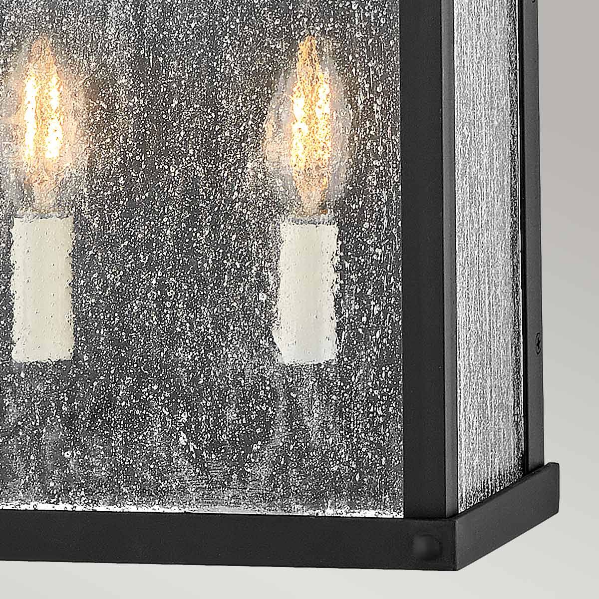 Beacon Hill 2lt Half Wall Lantern Museum Black
