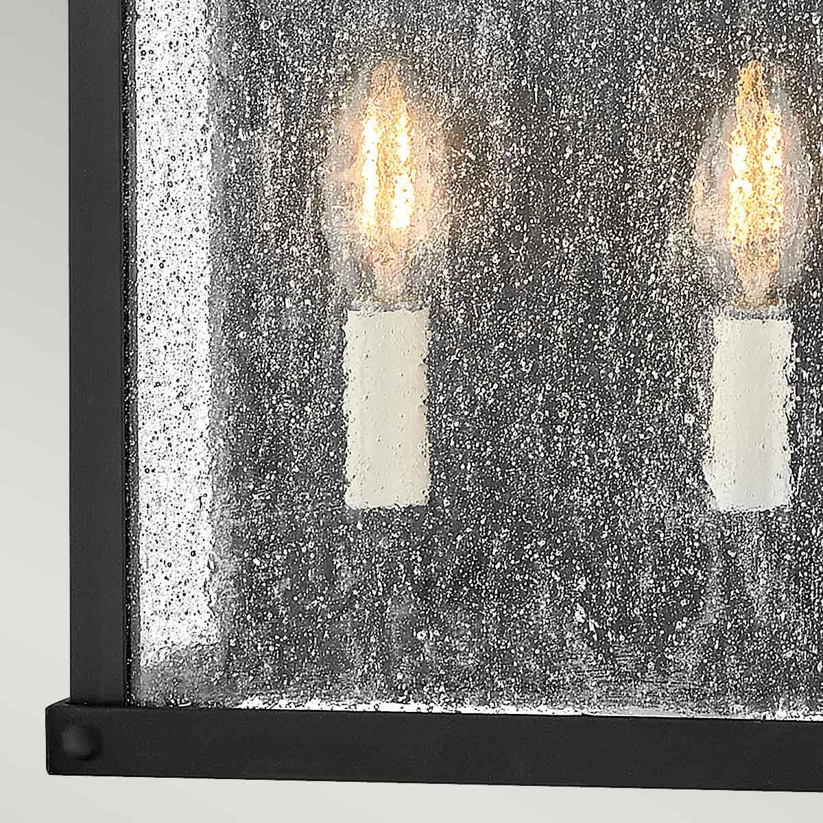 Beacon Hill 2lt Half Wall Lantern Museum Black