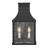 Beacon Hill 2lt Half Wall Lantern Museum Black