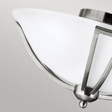 Brushed Elegance: Bolla Dual Light Fixture