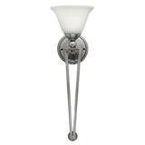 Elegant Bolla Modern Wall Sconce in Brushed Nickel