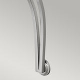 Elegant Bolla Modern Wall Sconce in Brushed Nickel