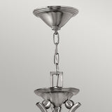 Elegant Bolla 5-Light Modern Chandelier in Brushed Nickel