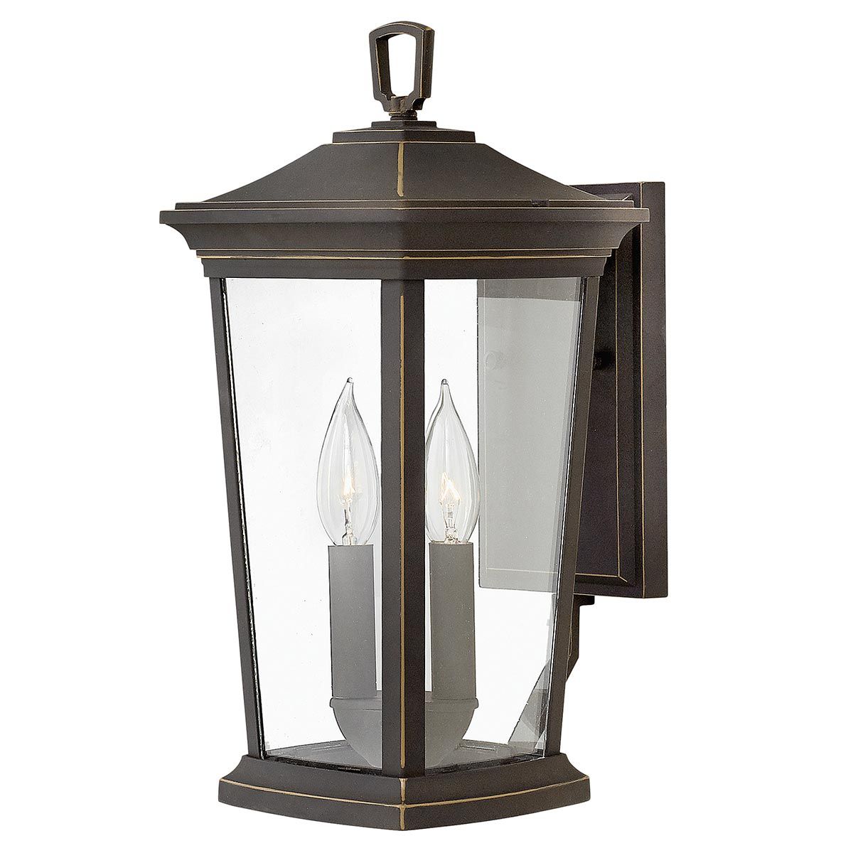 Bromley Distinguished Double Light Wall Lantern in Oil Rubbed Bronze