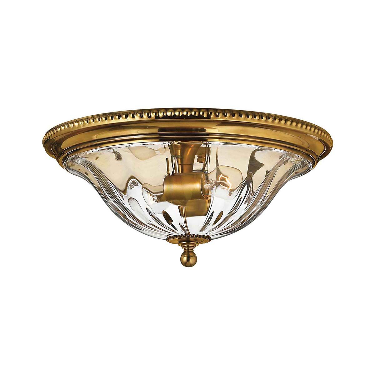 New England Brass Flush Light