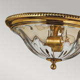 New England Brass Flush Light