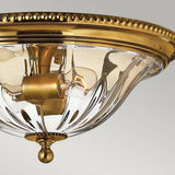 New England Brass Flush Light