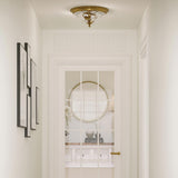 New England Brass Flush Light
