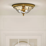 New England Brass Flush Light