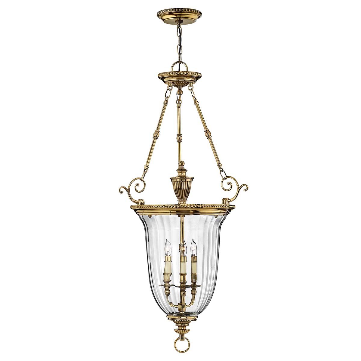 Cambridge Grandeur Brass Pendant Light