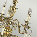 Cambridge Classic 15-Light Brass Chandelier