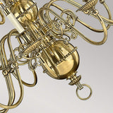 Cambridge Classic 15-Light Brass Chandelier