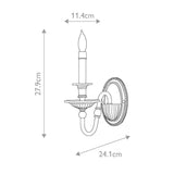Heritage Brass Wall Sconce
