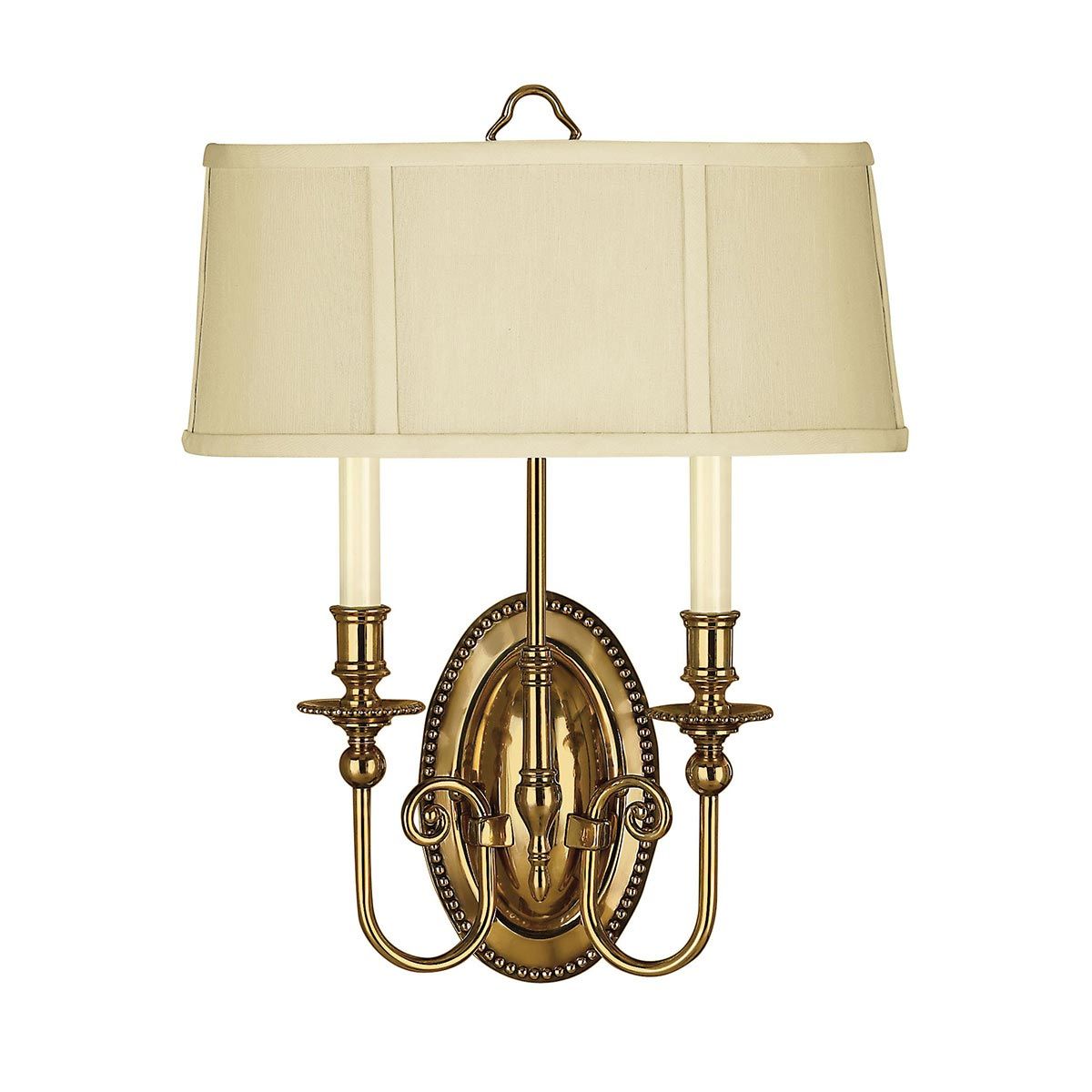 Cambridge Dual-Light Brass Wall Sconce