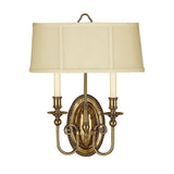 Cambridge Dual-Light Brass Wall Sconce