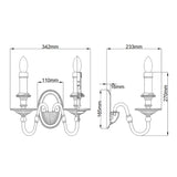 New England Elegance Wall Fixture