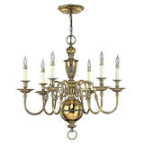 Cambridge 6-Light Timeless Brass Chandelier