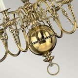 Cambridge 6-Light Timeless Brass Chandelier
