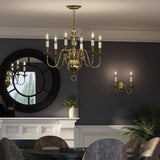 Cambridge 6-Light Timeless Brass Chandelier