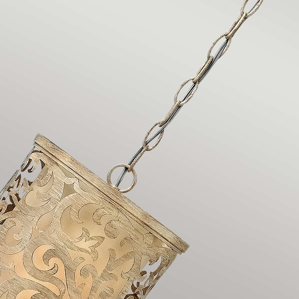 Elegant Brushed Champagne Pendant Light