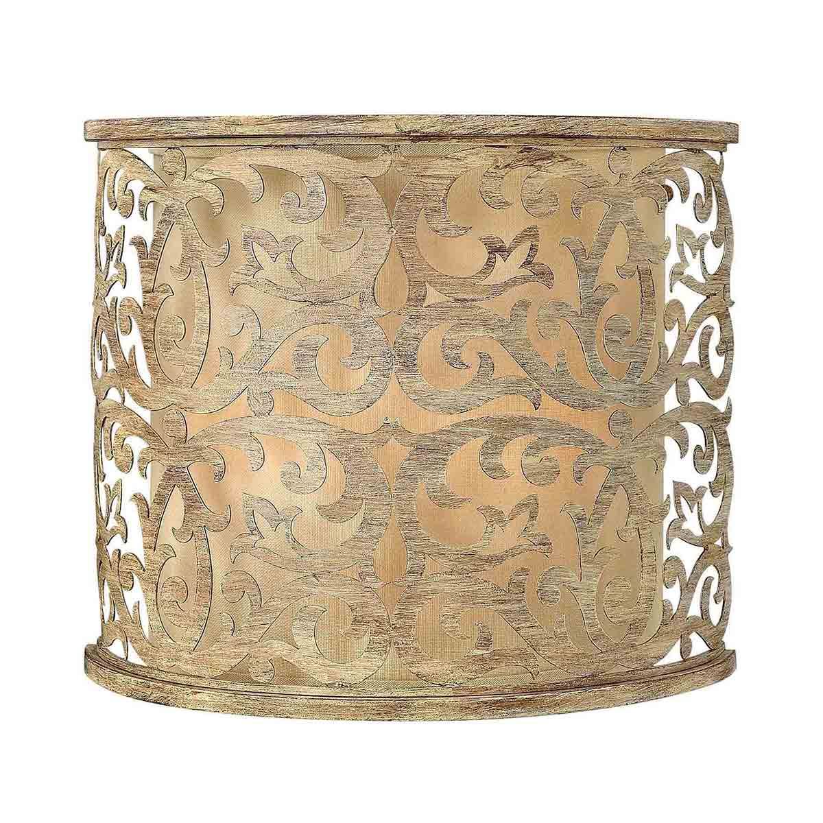 Elegant Carabel Brushed Champagne Wall Fixture