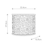 Elegant Carabel Brushed Champagne Wall Fixture