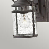 Casa Olde Black Rustic Scrollwork Wall Lantern