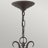 Casa Rustic Black Outdoor Lantern with Seedy Glass and Wrought Iron Detailing