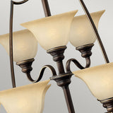Antique Bronze Elegance 15-Light Chandelier
