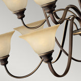 Antique Bronze Elegance 15-Light Chandelier
