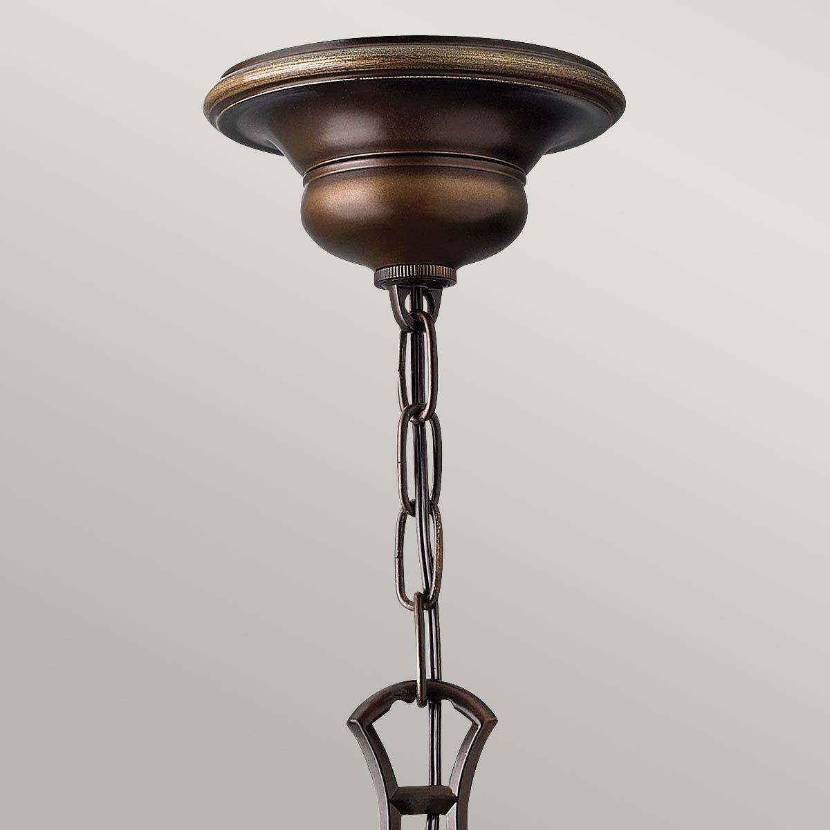 Elegance in Bronze: 6-Light Chandelier