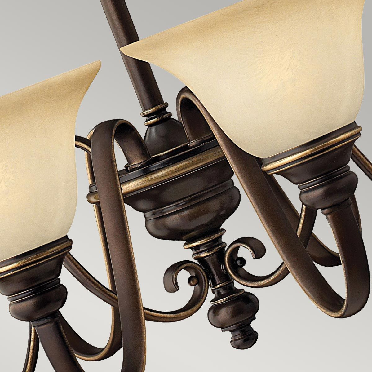 Elegance in Bronze: 6-Light Chandelier