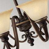Elegance in Bronze: 6-Light Chandelier