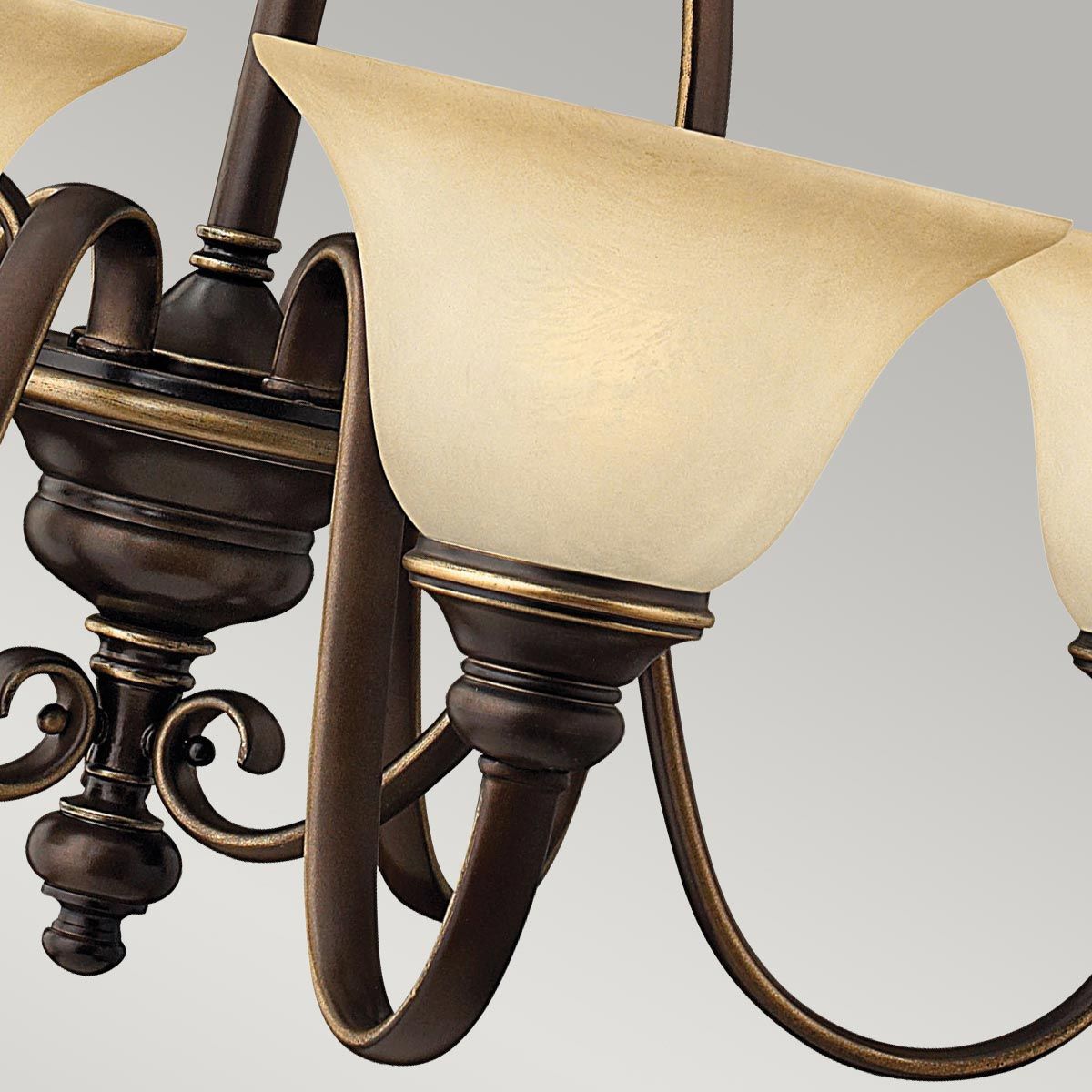 Elegance in Bronze: 6-Light Chandelier