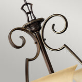 Elegance Symphony 9-Light Antique Bronze Chandelier