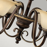 Elegance Symphony 9-Light Antique Bronze Chandelier