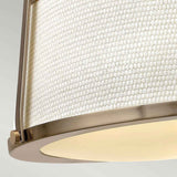 Charlotte Brushed Caramel Semi-Flush Light Fixture
